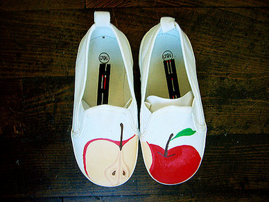 りんごの靴